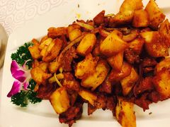 馕丁炒烤肉/份-楼兰印象(朝外店)
