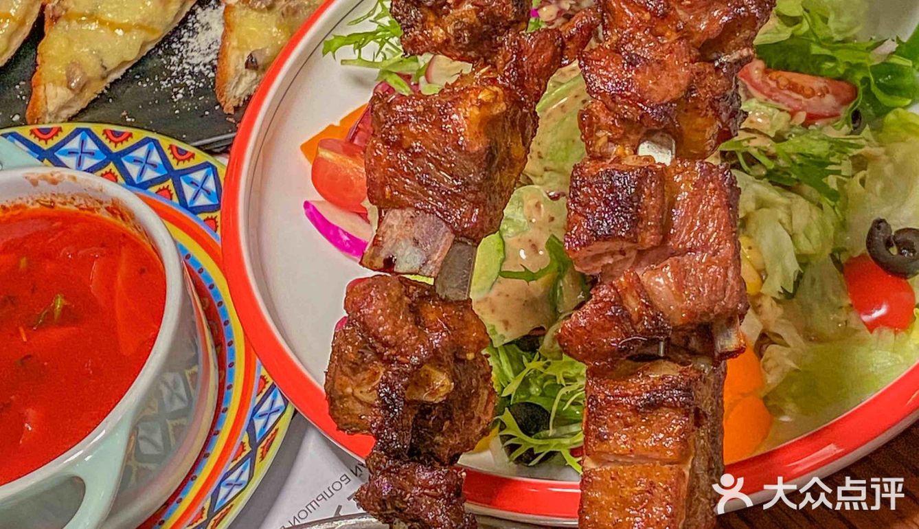 来炫俄罗斯大肉串！