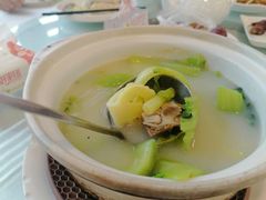 咸骨煲淋大芥菜-清心鸡沙田乳鸽店·非遗传承(粤垦路店)