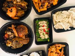 -东来菜馆•手抓海鲜家常菜•海鲜锅贴(鸽子窝店)