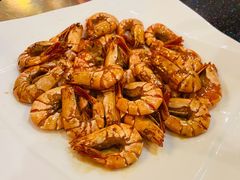 秘制干煎大虾-味可道美食坊(福基路店)