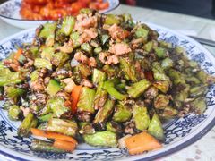 榄菜四季豆-北大地皖峰饭馆