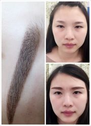 韩式半永久丝雾眉-平萍纹绣韩式半永久定妆