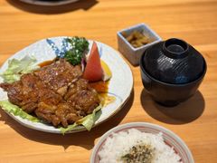 花椒烤鸡肉定食-大岛日本料理铁板烧(南通大饭店)