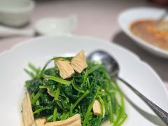 红根菠菜炒鲜腐竹-船歌·鱼水饺青岛菜(闽江二路店)
