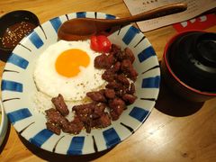 滑蛋雪花牛肉粒盖饭-和风食堂·日料·无界小火锅