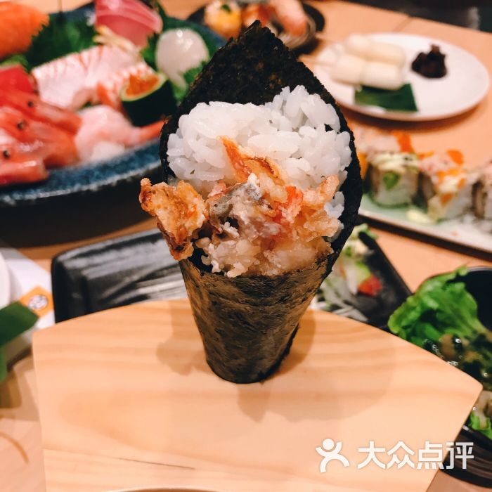 元气寿司(悠方店-软壳蟹手握图片-成都美食-大众点评网