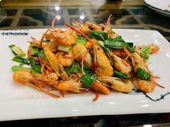 葱爆虾-广迎居老正兴菜馆