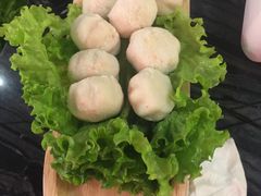 芝士鳕鱼丸-热火朝天鲜切牛肉火锅(南强街巷店)