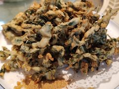 炸花椒芽儿-华盛园卷子王农家菜水库鱼