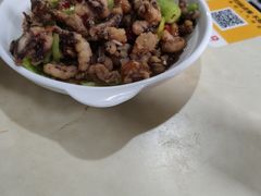 干煸鱿鱼-满口香饭店