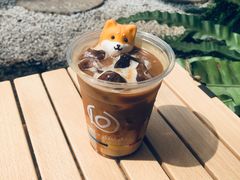 柴犬焦糖燕麦拿铁-Seesaw Coffee(西岸凤巢店)
