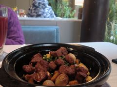 煎烹牛肉-狮王府淮扬菜(夫子庙老门东店)