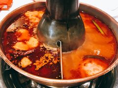 番茄牛油锅底-乔先生涮肉·鲜活牛羊肉火锅(塘沽店)