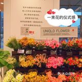 全球旗舰店[得意]北京首家优衣库花店🌹[礼花]绿啦❗️