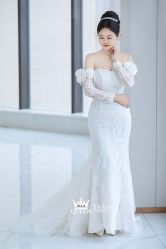 点击看大图 -艾拉·女王婚纱礼服馆