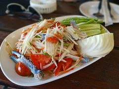 蓝蟹木瓜沙拉-Green Tree Rest. & Pub