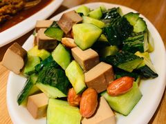 黄瓜拌鸡蛋干-谷连天八宝粥家常菜(正定店)