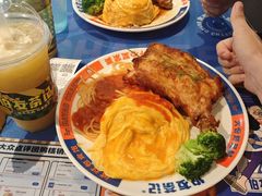 滑蛋生炸鸡肶饭-伯友茶记(中华广场店)