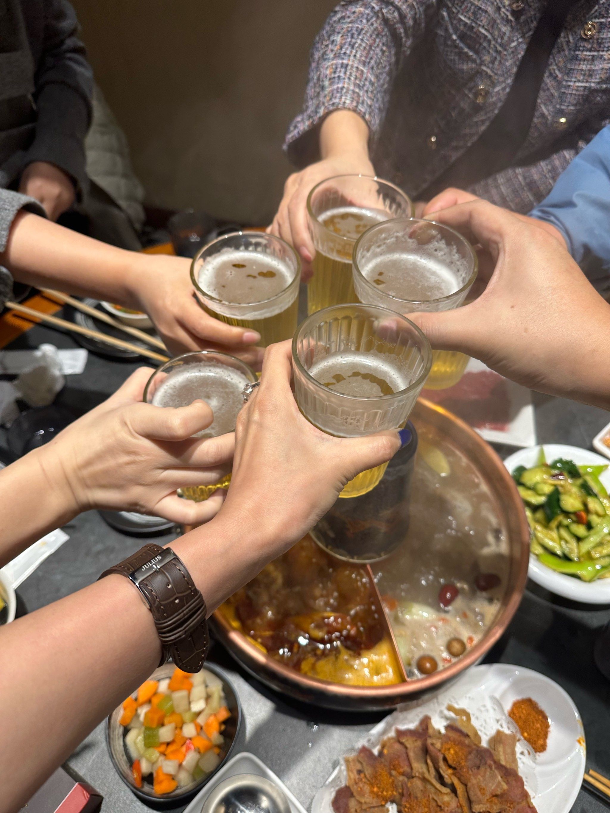 和朋友的火锅小聚会
