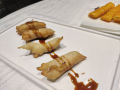 脆炸水潺配黑醋汁-柒园·三十年创意杭帮菜(龙湖滨江天街店)