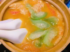 番茄丝瓜炒面筋-沈记菜馆(酒仙桥路店)