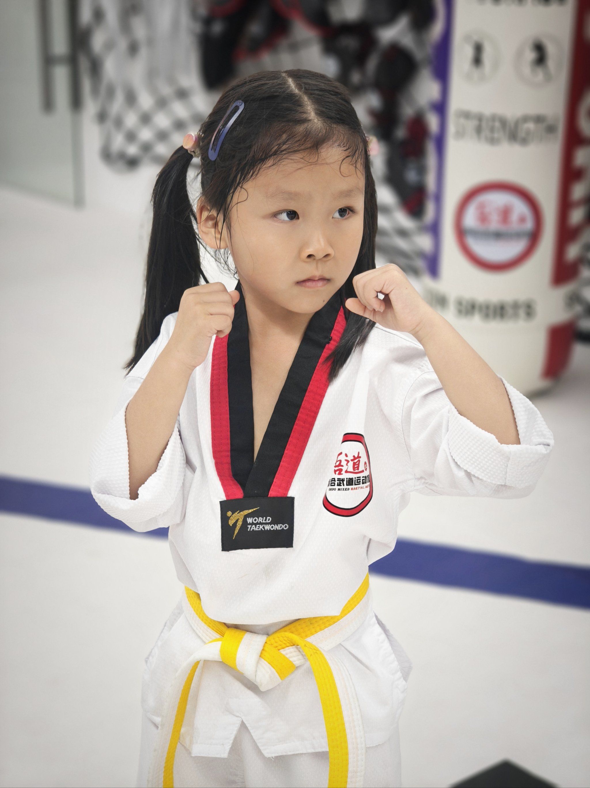 拼搏在跆拳道的每一刻