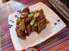 仙岛湖原始土菜虾米苕粉糕-鱼乐岛餐厅·户外花园主题餐厅