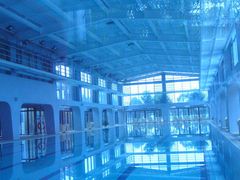 游泳池，这个季节还没开放-深圳东部华侨城茵特拉根酒店