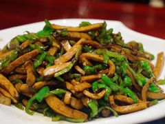 尖椒炒臭干丝-集贤门·徽菜(福田店)