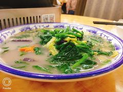浓汤浸紫薯杂菜叶-肥仔顺德菜(龙悦居店)