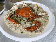 膏蟹蒸肉饼-辉记虾塘海鲜农庄