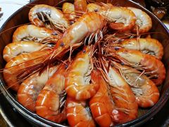 笼仔蒸罗氏虾-味可道美食坊(福基路店)