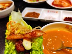 吃肉加蒜片更佳-木槿花韩式炭烤·熟成肉工坊(孙文东路店)