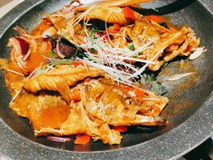 招牌石锅臭鳜鱼-湘满甲·黄焖甲鱼创始者·湘菜·鲁菜(潘家园店)