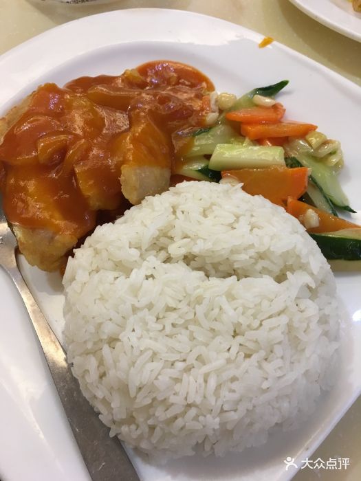 茄汁洋葱猪扒饭