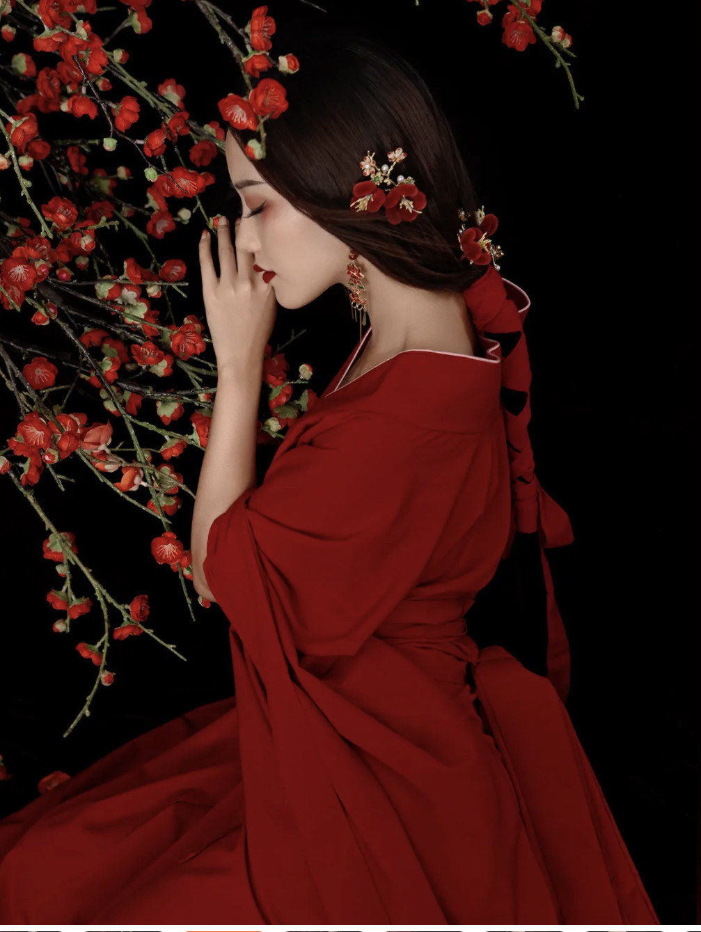 古风美女红衣梦