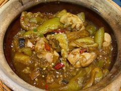 咸鱼鸡粒茄子煲-熠盛粤味(永康路店)