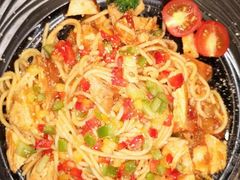 熏鸡肉番茄意大利面-花漾咖啡(首都国际机场六号店)