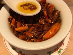 现炸辣椒油-清真·老门框爆肚涮肉·中华老字号(丰管路店)
