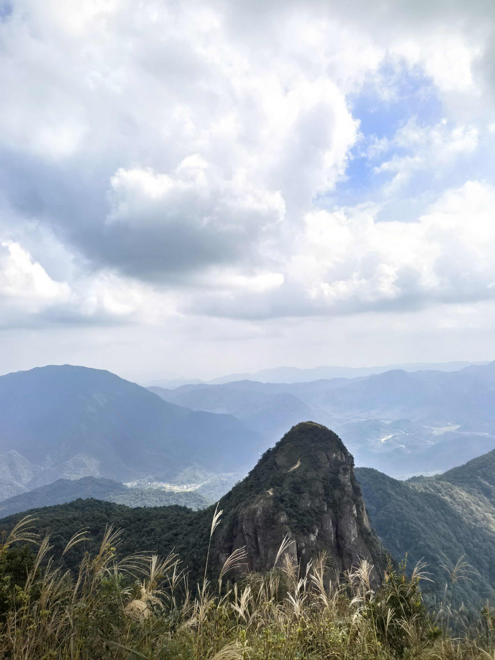 从化十登之鸡枕山,山高,风景如画,登高望
