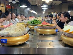 自助取餐区-汤响自助回转火锅百汇(乐峰广场店)