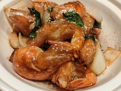 九层塔三杯焗大明虾-宴南庭·闽味私房菜
