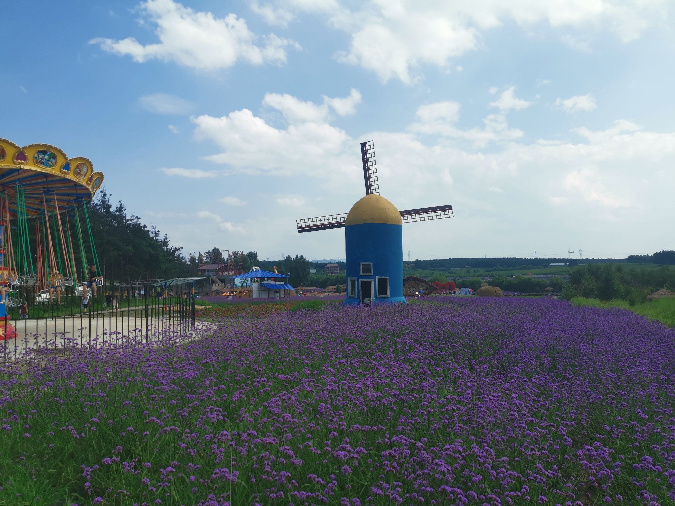 金珠花海,位于吉林市龙潭区,距市区约10公里,分布在全球最适宜花卉