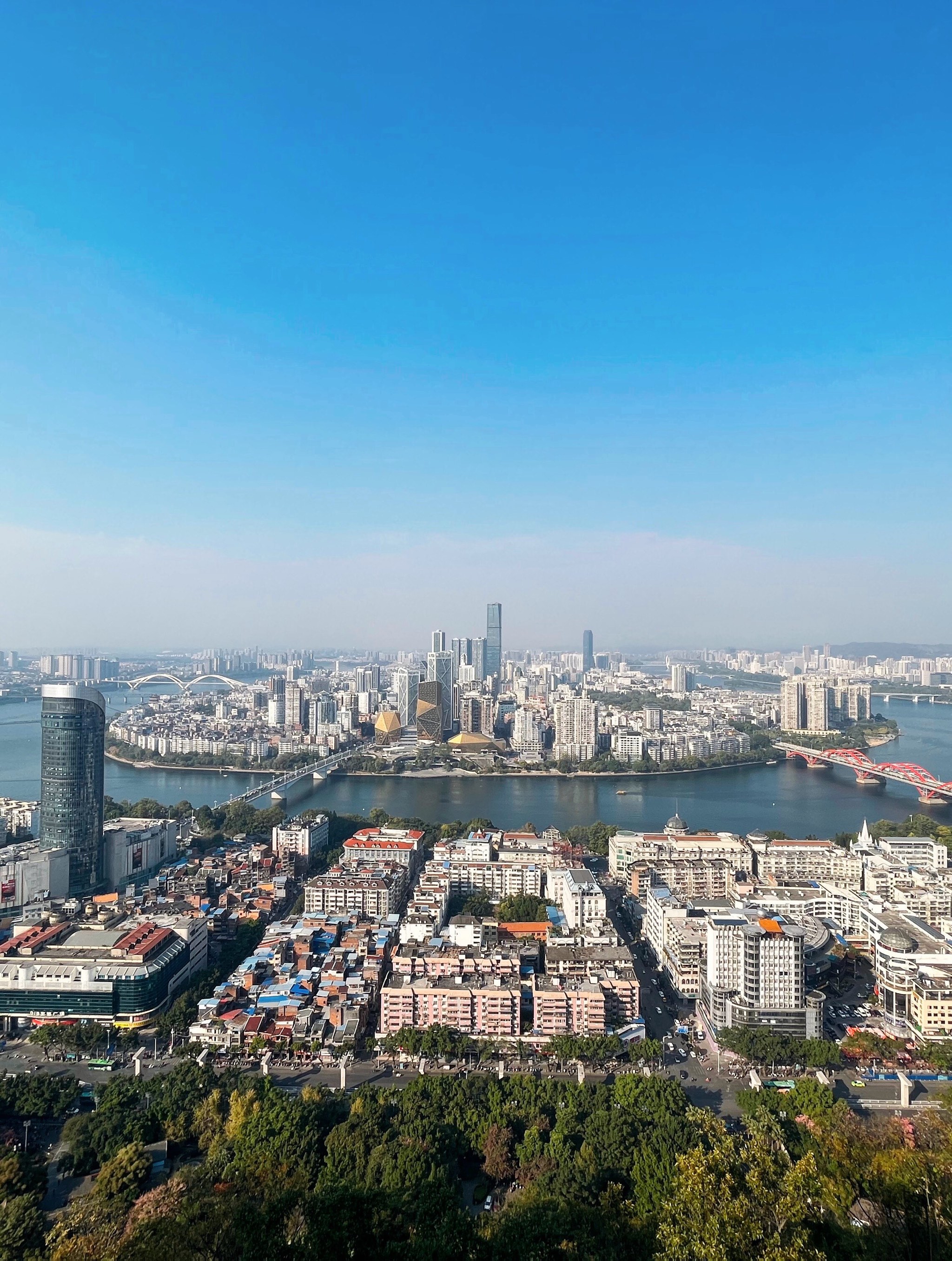 柳州夜景 全景图片