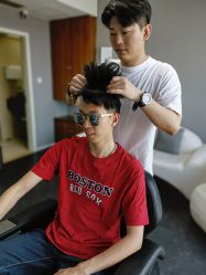 -型男帮男士假发补发·佩戴式发型