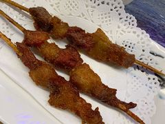 香辣烤牛肉串-刘少华贵州小黄牛·鲜牛肉火锅(总店)