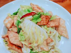 包包菜炒馕-巴依老爷新疆美食(望京小街店)