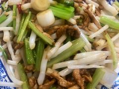 毛草根炒肉丝-老味道1992(武当山店)
