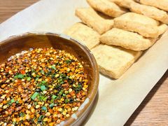 脆皮煎豆腐-醋果子炒大肠·老赣南客家菜(渔湾里店)